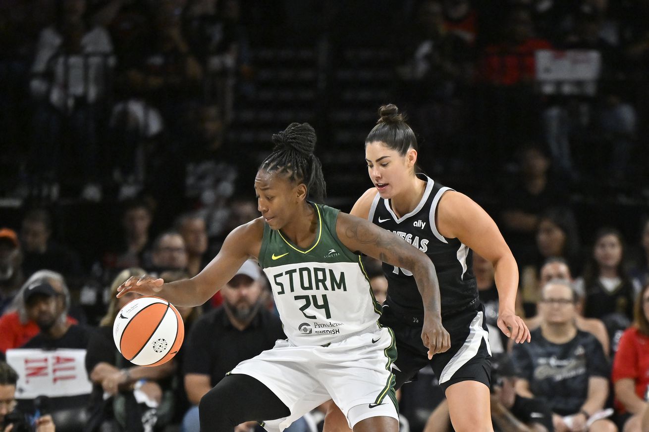 2024 WNBA Playoffs - Seattle Storm v Las Vegas Aces