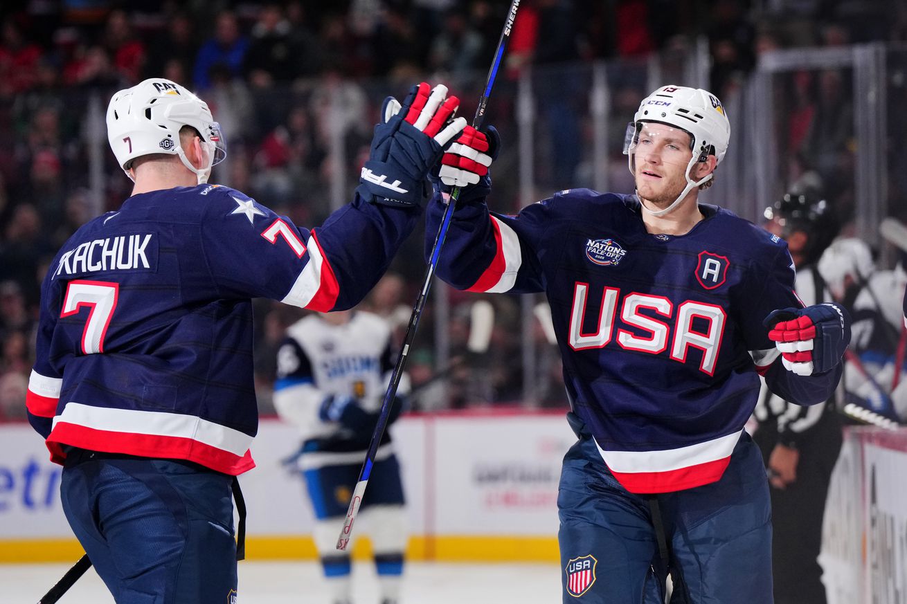 NHL 4 Nations Face-Off - United States v Finland
