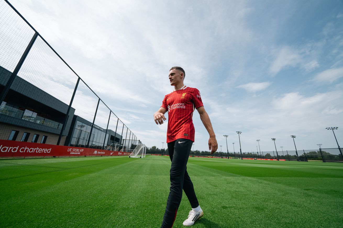 Liverpool Unveil New Signing Florian Wirtz