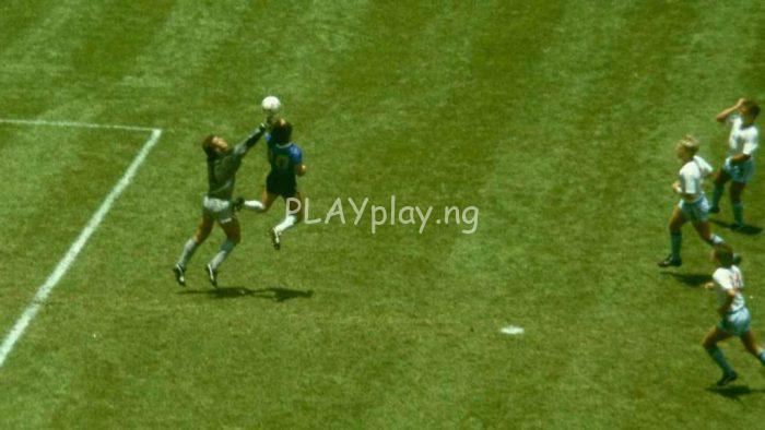 Peter Shilton, Diego Maradona